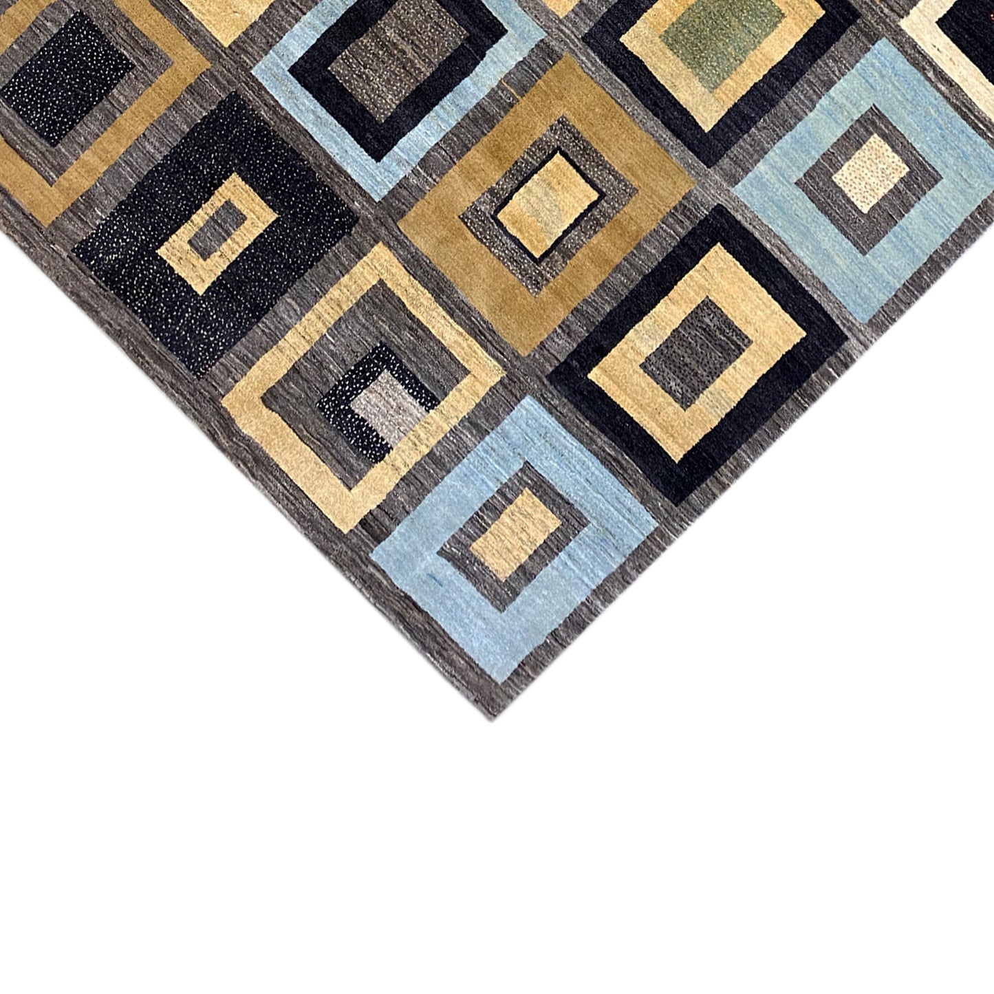 Gabbeh Exklusiver Teppich Bunt 294x199 cm - German Carpet Shop