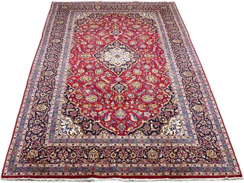 Keshan - Rot (361x248 cm) - German Carpet Shop