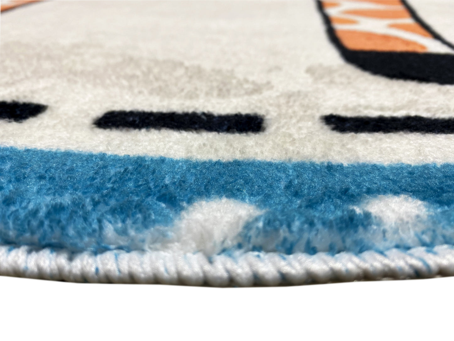 Round Children's Rug Animals, 120 cm