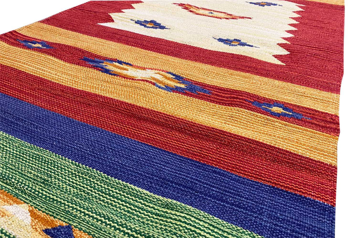 Moderner Kelim Teppich - Samak (80x200 cm) - German Carpet Shop