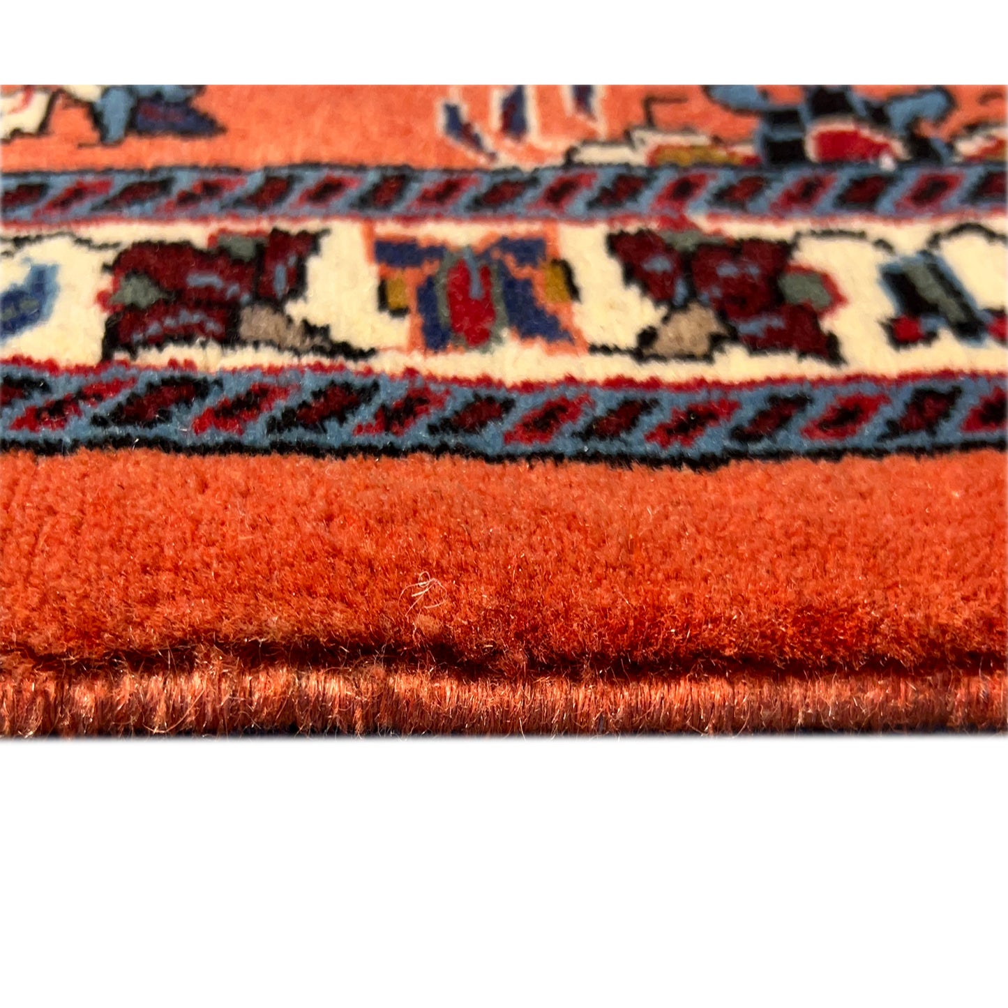 Poshti Teppich, Orange, 80x68cm - Premium Poshti Teppich from German Carpet Shop - Just €149! Shop now at German Carpet Shop