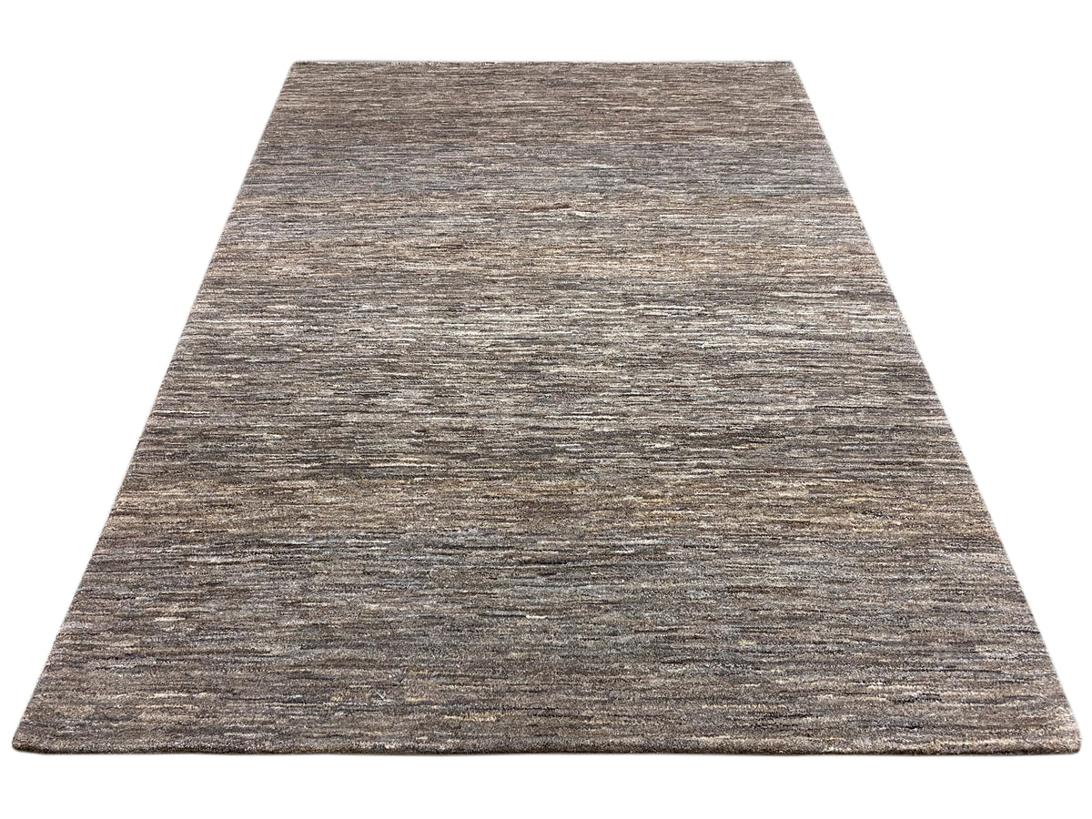 Rug 243x168 with an all-over gray-brown pattern and a fine, even texture.