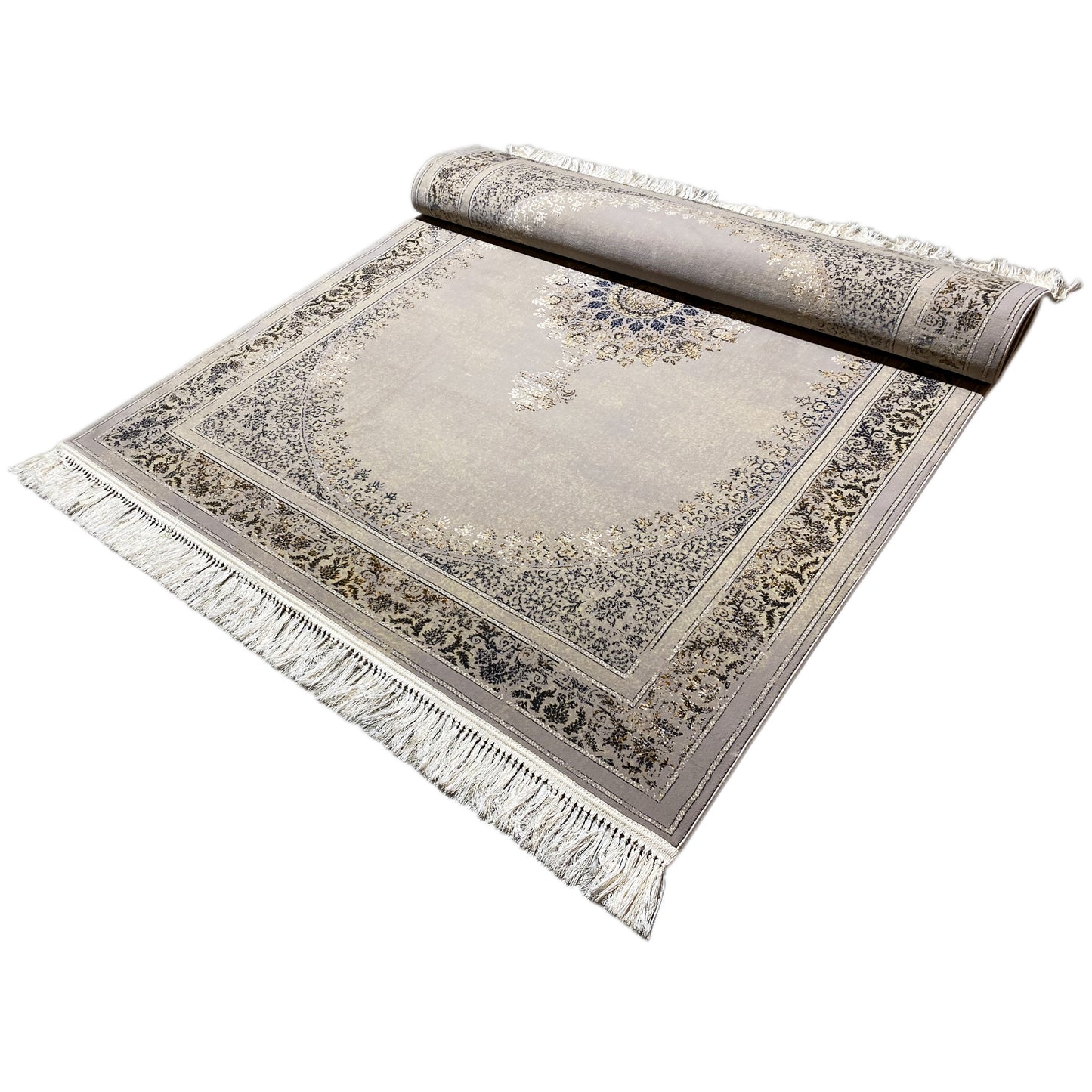 Woven-Teppich Polypropylen florales Muster orientalisch Wohnzimmer