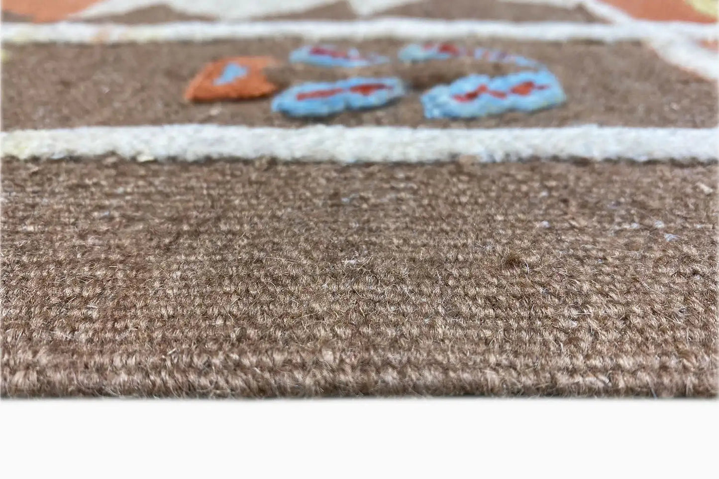Kilim Qashqai - 804927 (106x103 cm) - Premium Kelim from German Carpet Shop - Just €149! Shop now at German Carpet Shop