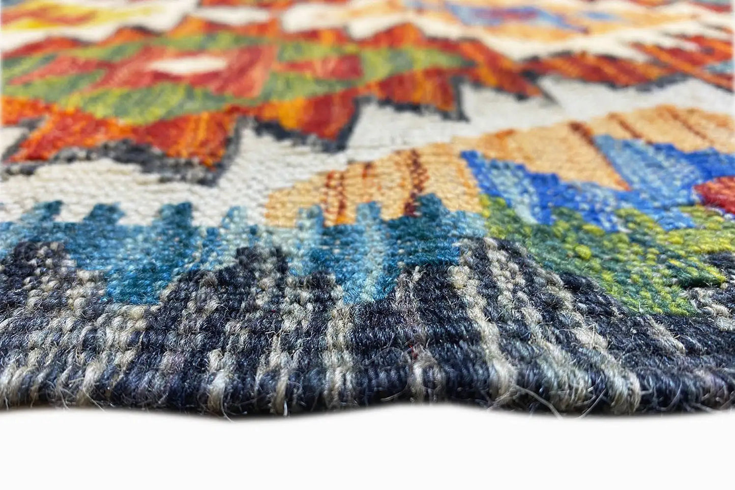 Kelim Afghan Läufer - (282x75cm) - German Carpet Shop