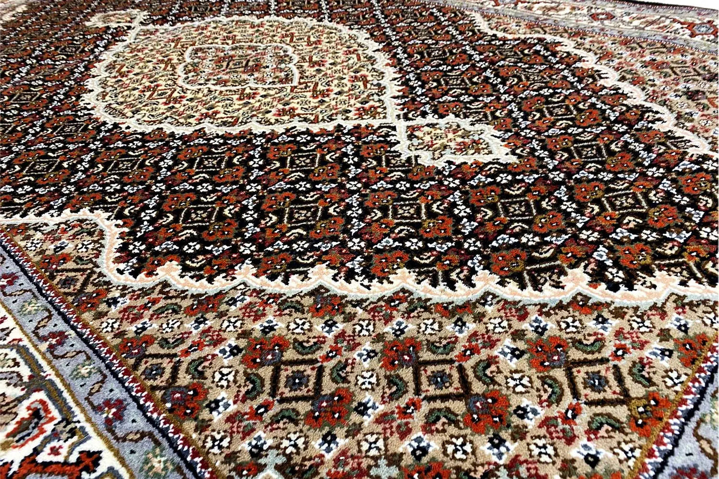 Indo Täbriz Teppich - (185x122cm) - German Carpet Shop