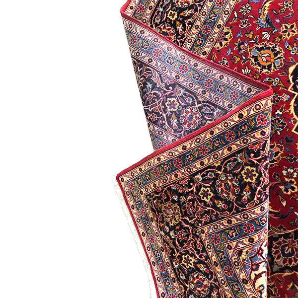 Keshan - Rot (359x248 cm) - German Carpet Shop