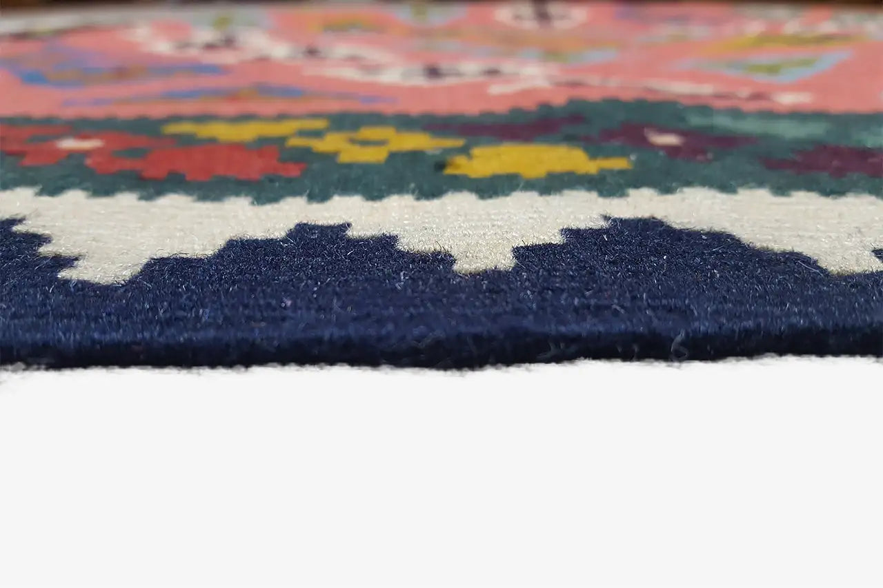 Kilim Qashqai - Multicolor 18PL 153x102 cm - German Carpet Shop