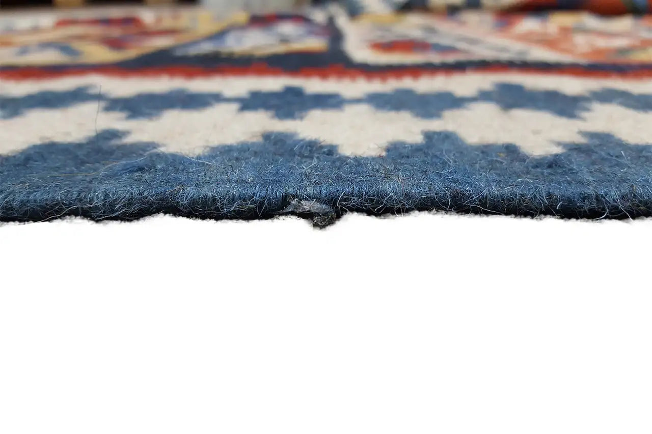 Kilim Qashqai - 301885 (226x155cm) - German Carpet Shop