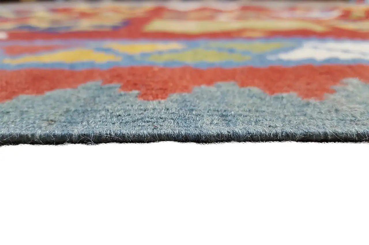 Kilim Qashqai - 802406 (198x158 cm) - Premium Kelim from German Carpet Shop - Just €289! Shop now at German Carpet Shop