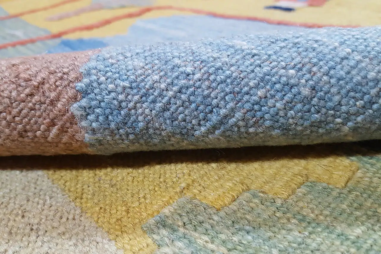 Kilim Qashqai - 800592 (193x154 cm) - Premium Kelim from German Carpet Shop - Just €449! Shop now at German Carpet Shop