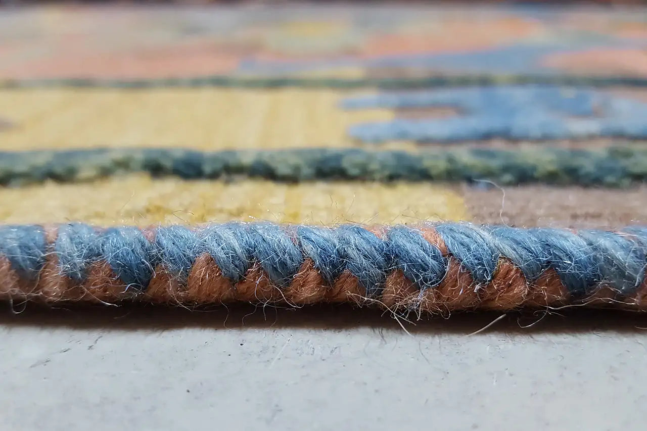 Kilim Qashqai - 800593 (112x84 cm) - Premium Kelim from German Carpet Shop - Just €149! Shop now at German Carpet Shop