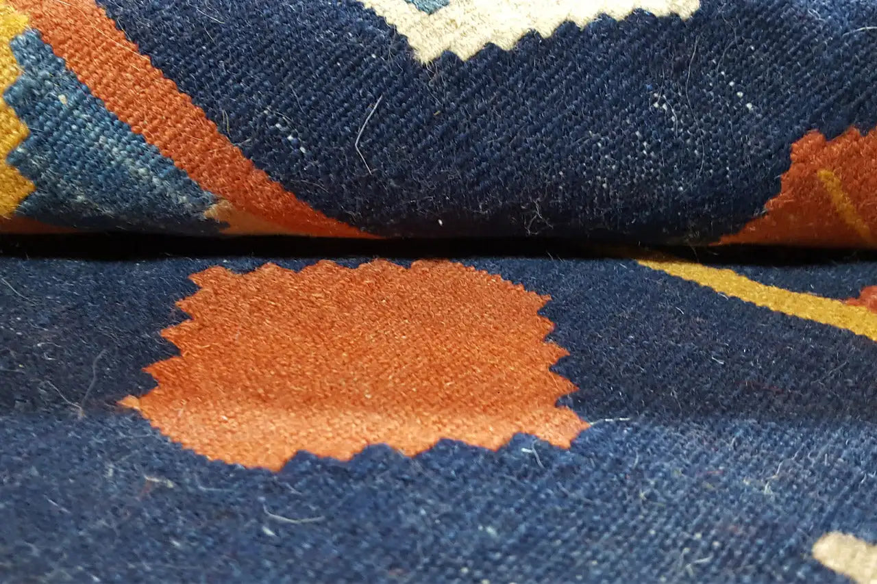 Kilim Qashqai - 802410 (197x150 cm) - Premium Kelim from German Carpet Shop - Just €279! Shop now at German Carpet Shop