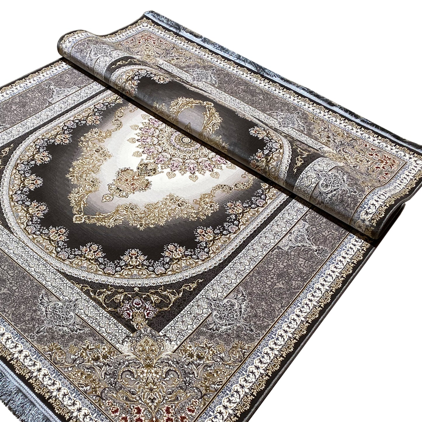 Smoke gray carpet 170x240cm