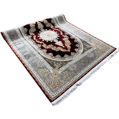 Red-Silver Carpet 170x240cm