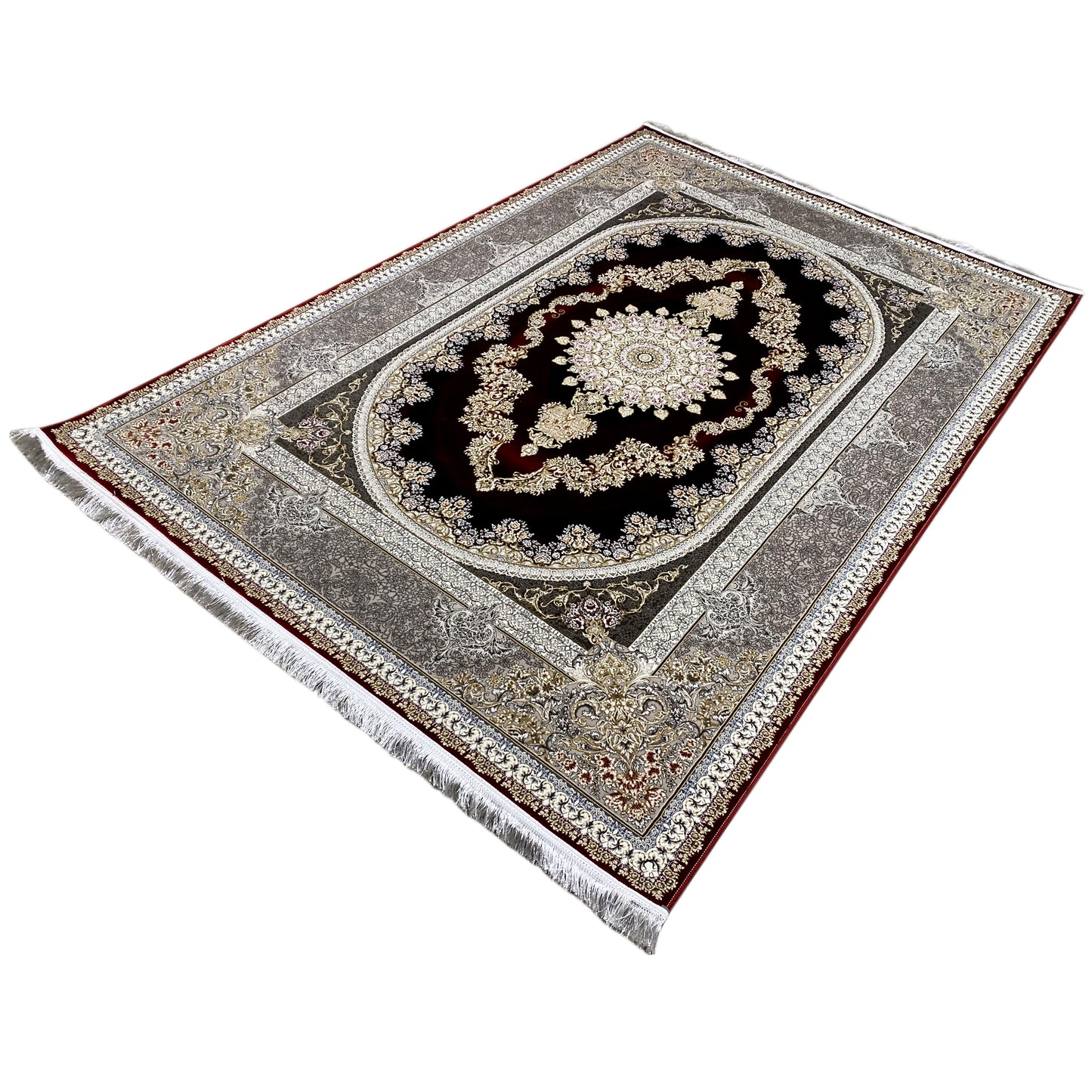 Red-Silver Carpet 170x240cm