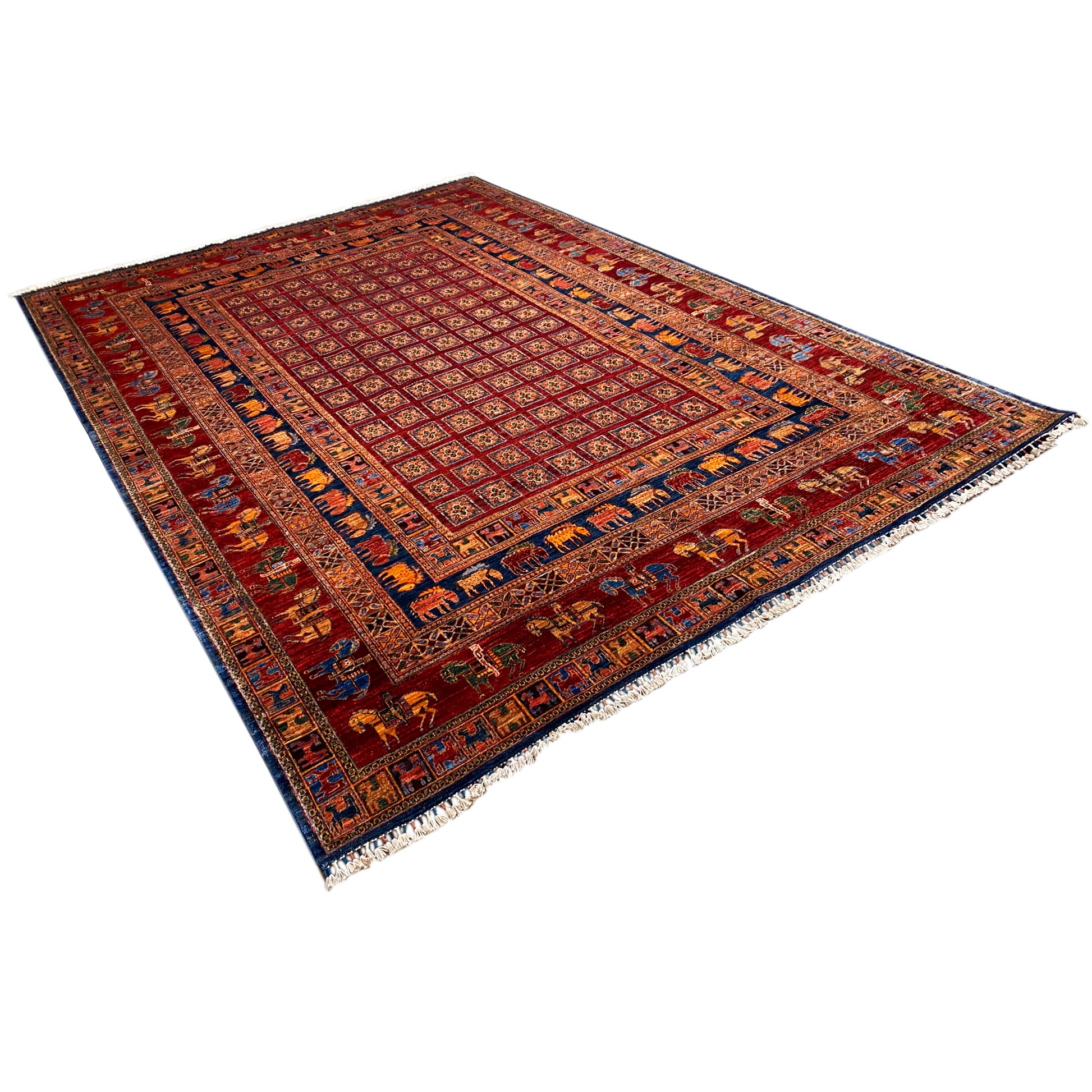 Roter Khorjin Teppich 352x252 cm - German Carpet Shop