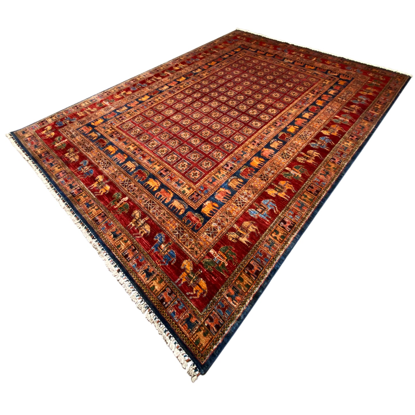 Roter Khorjin Teppich 352x252 cm - German Carpet Shop