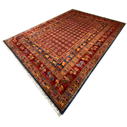 Roter Khorjin Teppich 352x252 cm - German Carpet Shop