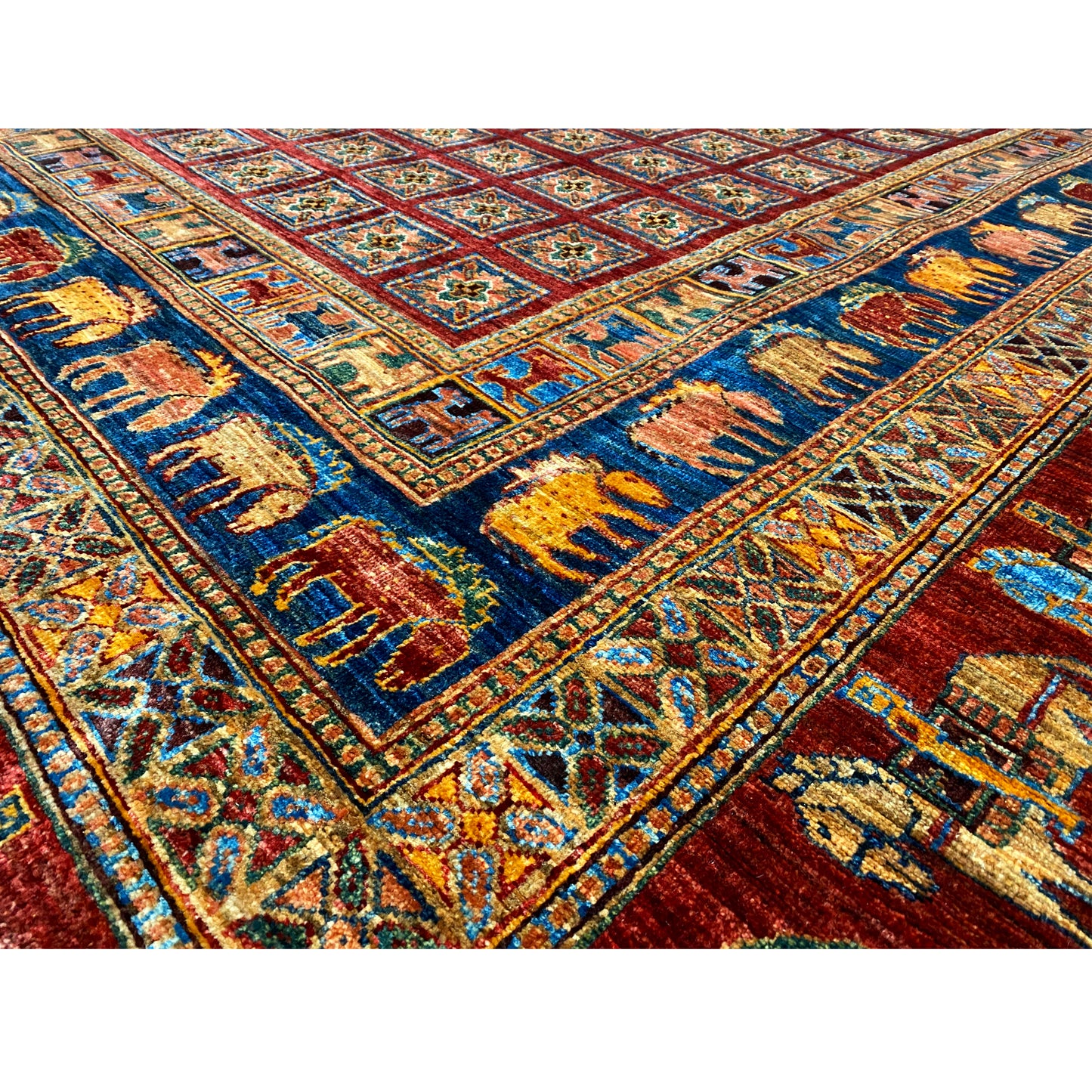 Roter Khorjin Teppich 352x252 cm - German Carpet Shop