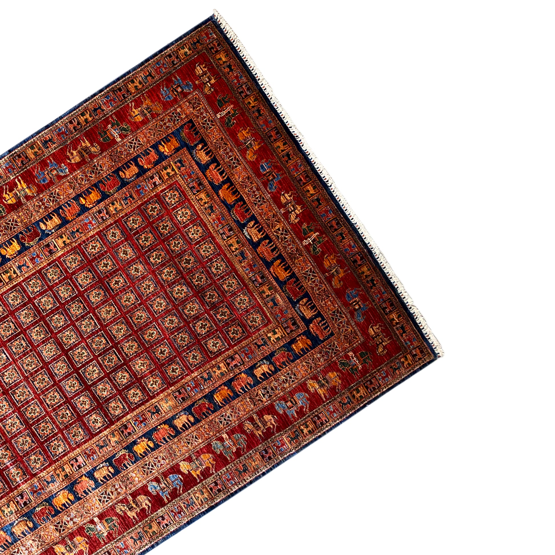 Roter Khorjin Teppich 352x252 cm - German Carpet Shop