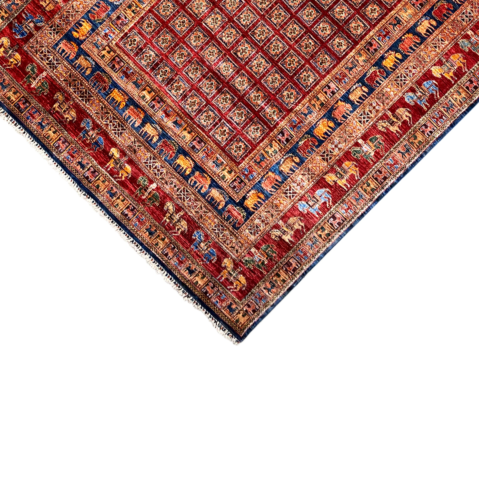 Roter Khorjin Teppich 352x252 cm - German Carpet Shop