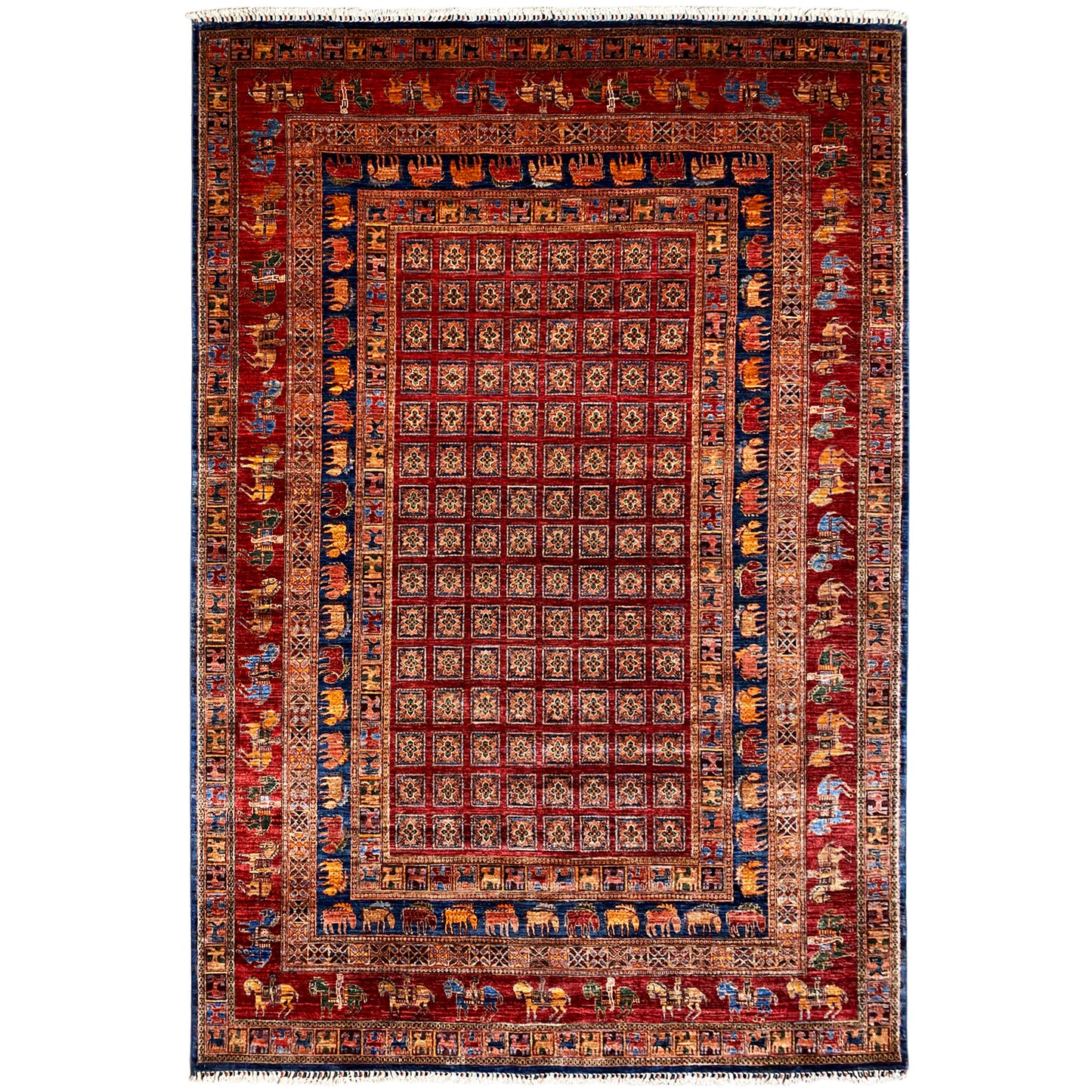 Roter Khorjin Teppich 352x252 cm - German Carpet Shop