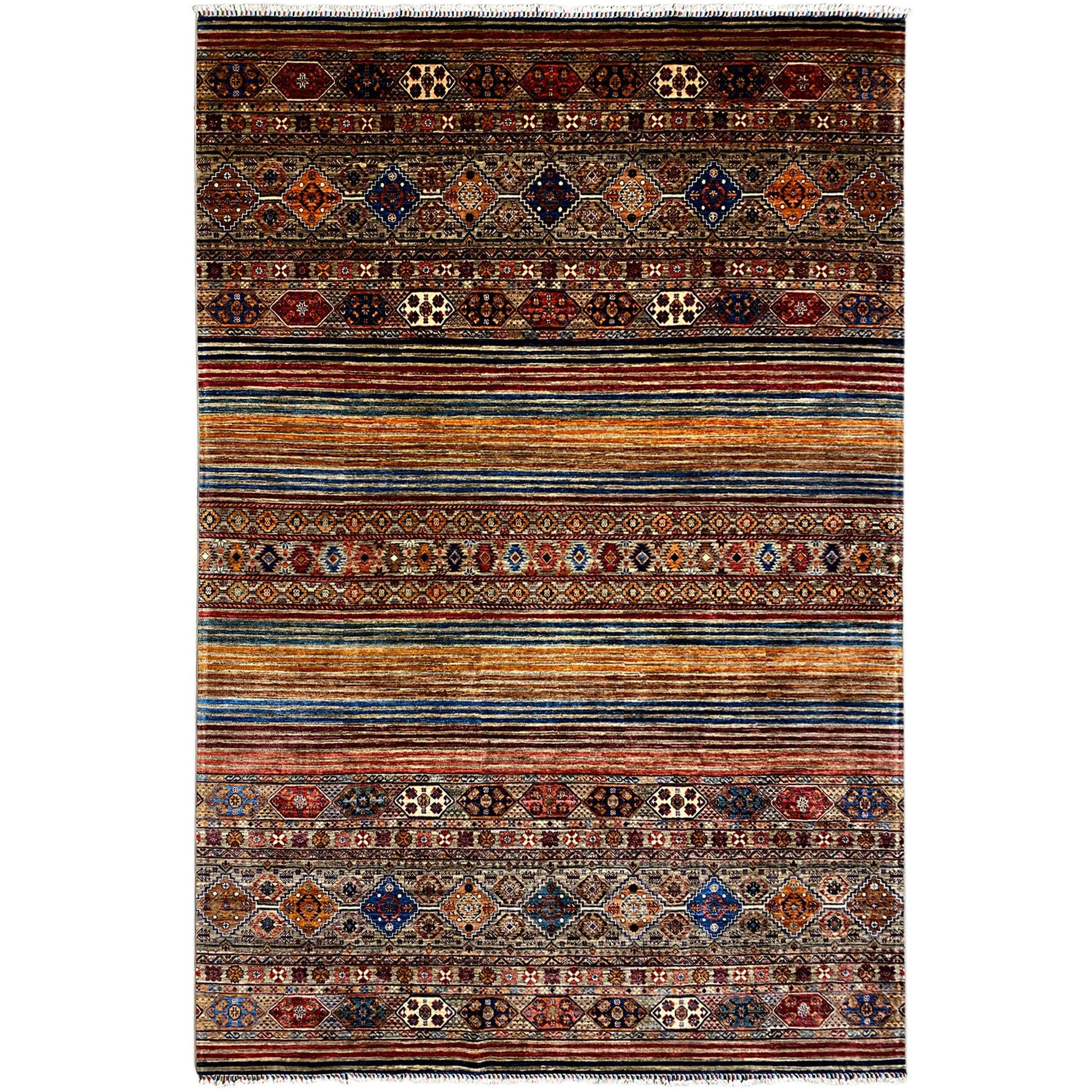 Bunter Khorjin Teppich 372x275 cm - German Carpet Shop