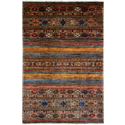 Bunter Khorjin Teppich 372x275 cm - German Carpet Shop