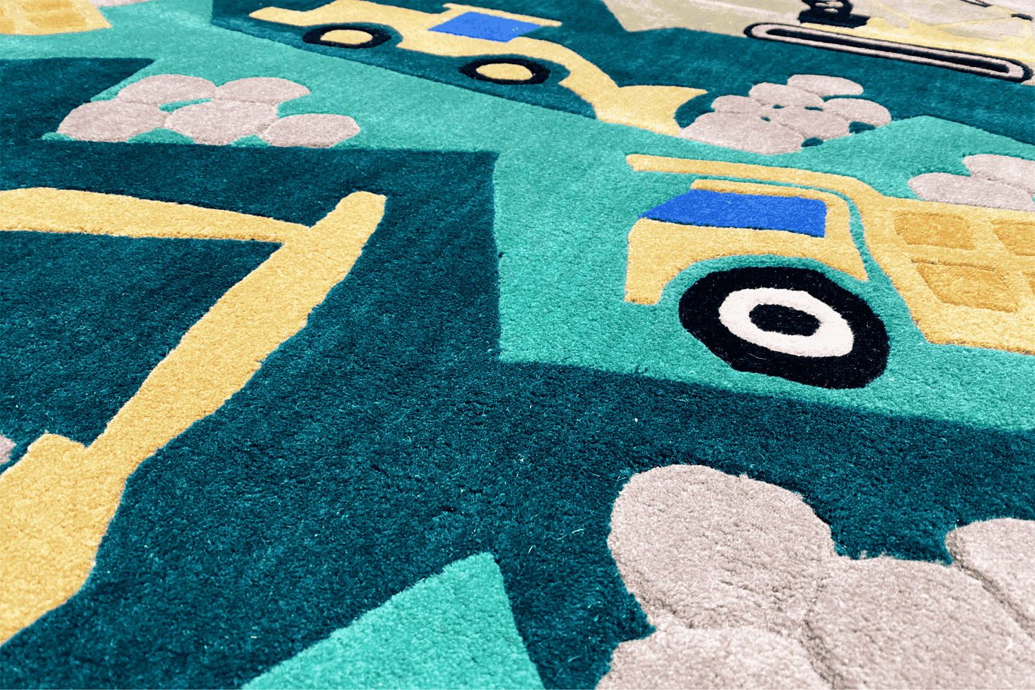 Kinder-Bagger Teppich, 150x150cm - German Carpet Shop