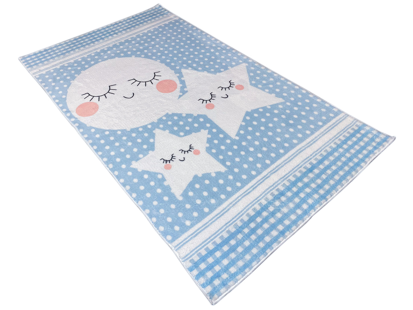 Children's Rug "Star World", blue, 160x230 cm