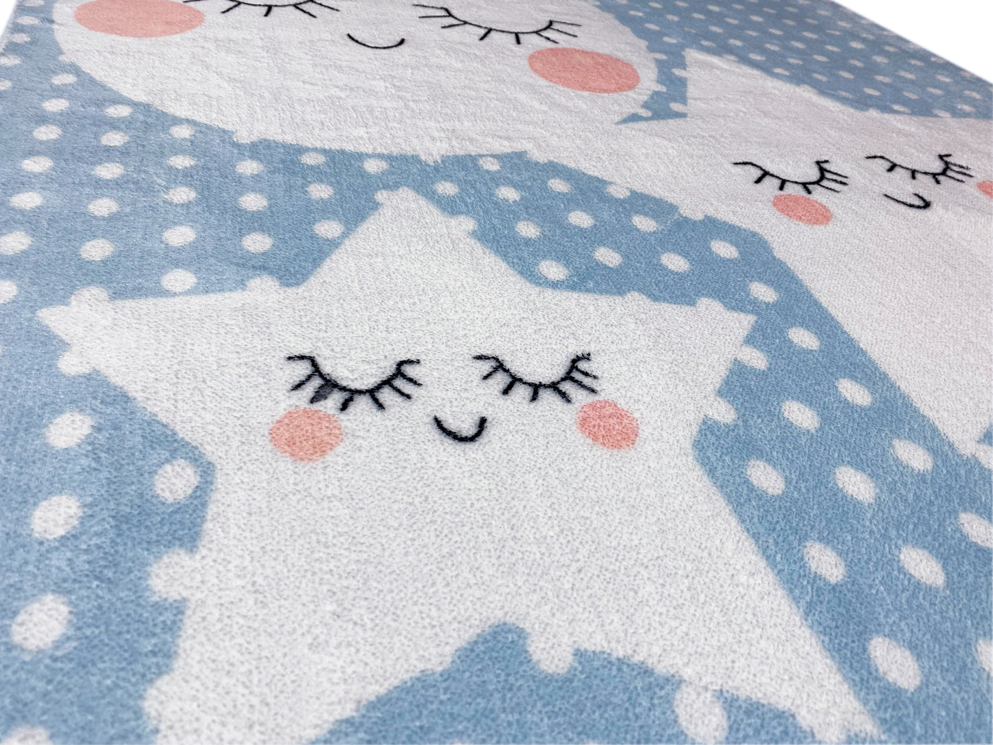 Children's Rug "Star World", blue, 140x200 cm