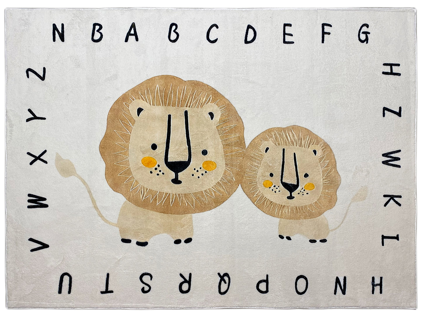 Children's Rug "Lion", beige, 140x200 cm