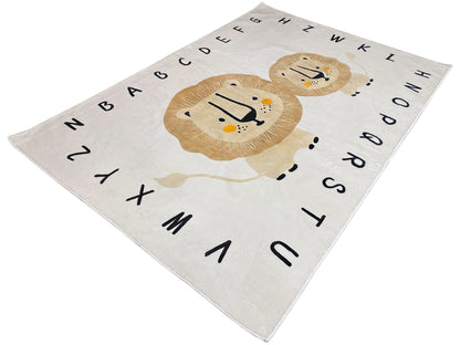 Children's Rug "Lion", beige, 160x230 cm