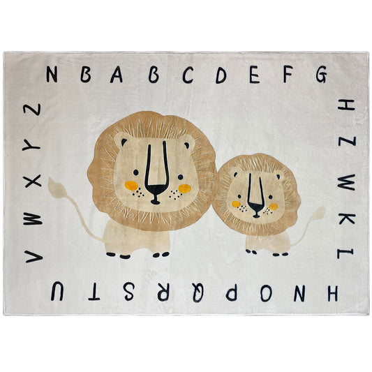 Children's Rug "Lion", beige, 160x230 cm