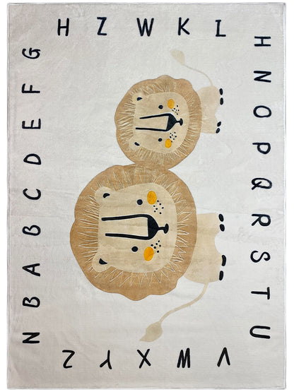 Children's Rug "Lion", beige, 160x230 cm