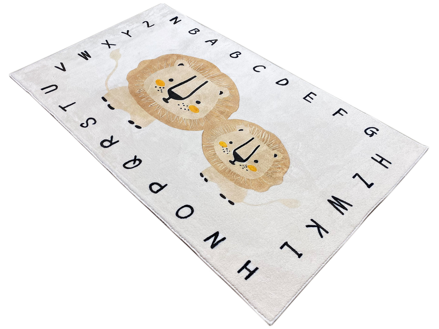 Children's Rug "Lion", beige, 90x160 cm