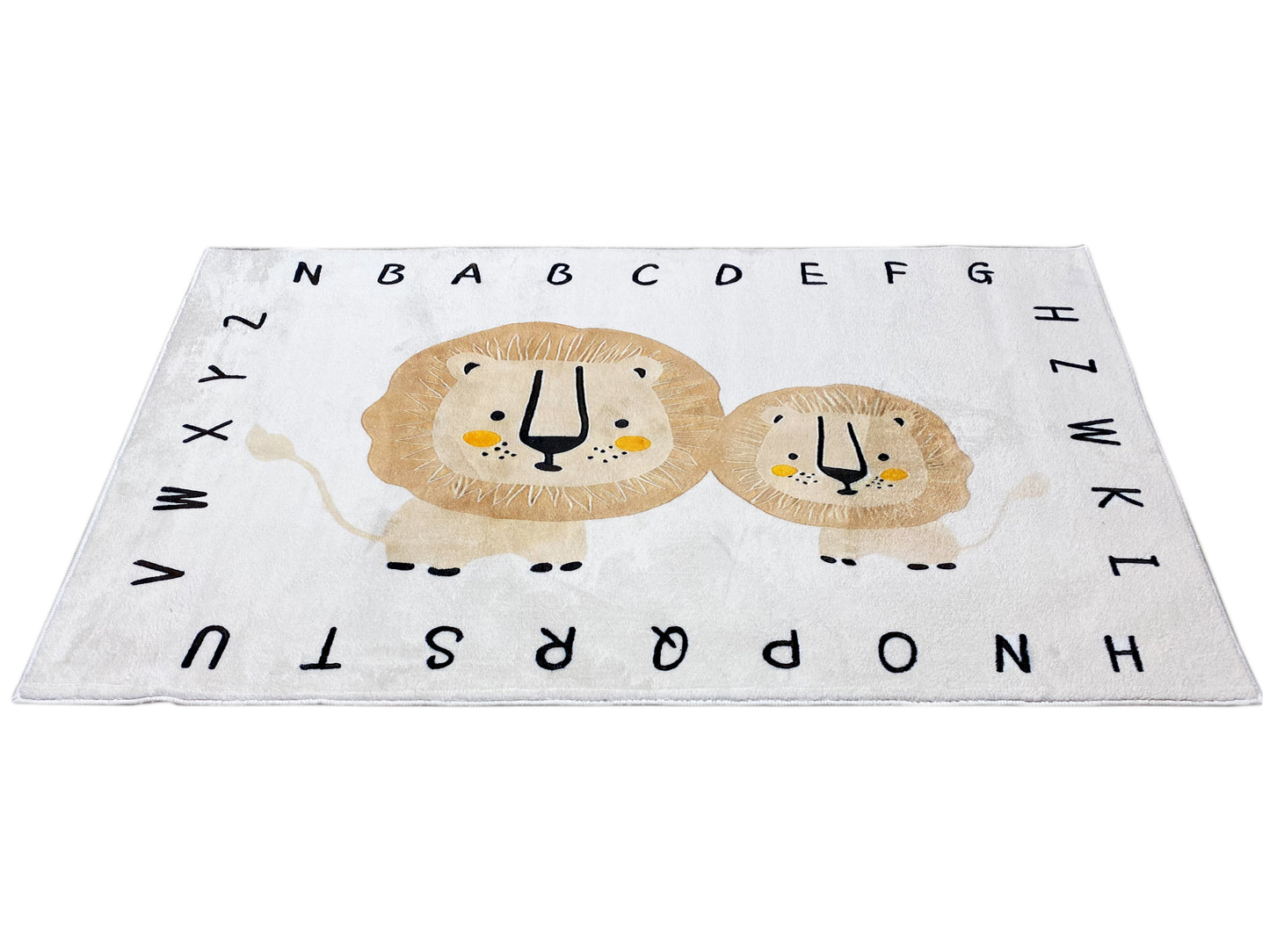 Children's Rug "Lion", beige, 90x160 cm