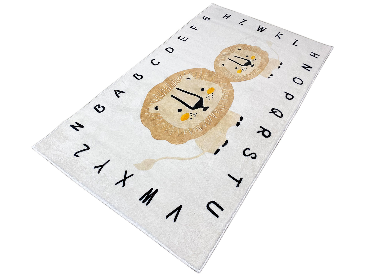 Children's Rug "Lion", beige, 90x160 cm