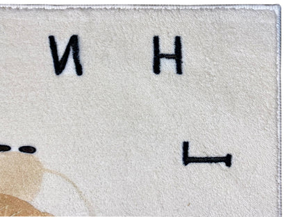 Children's Rug "Lion", beige, 90x160 cm