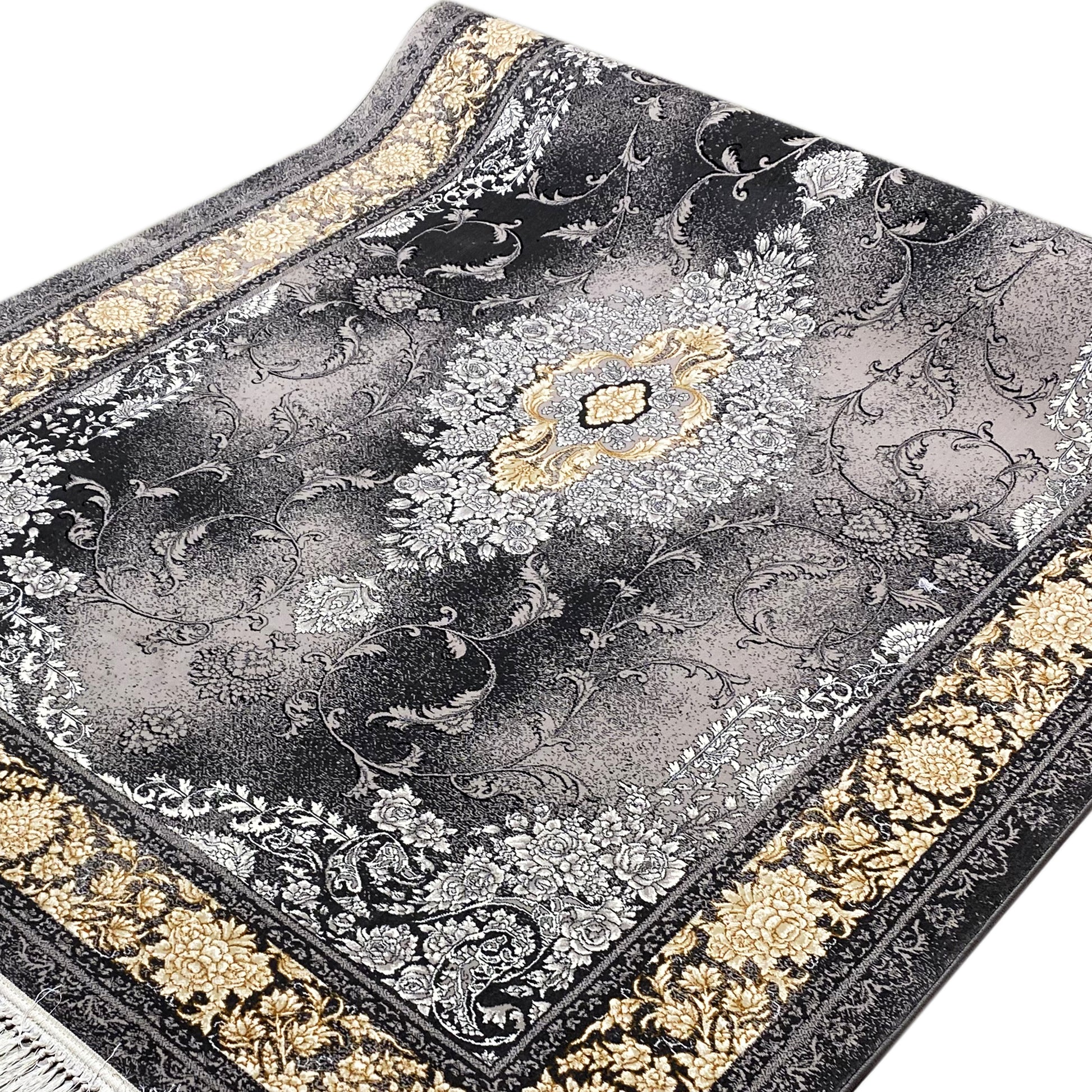 Teppich mit Fransen, orientalisches Muster, 100% Polypropylen, 160x230cm