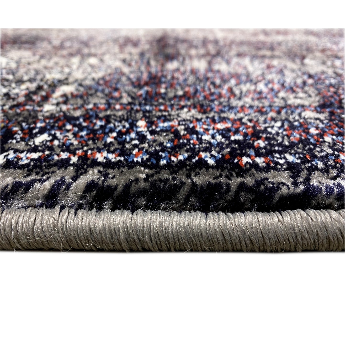 Teppich gewebt kaufen 160x230cm, Medaillon-Muster mit goldenen Akzenten