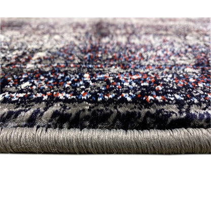 Teppich gewebt kaufen 160x230cm, Medaillon-Muster mit goldenen Akzenten