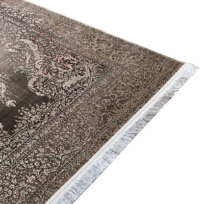 Silver-Maroon Carpet 170x240cm