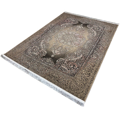 Silver-Maroon Carpet 170x240cm