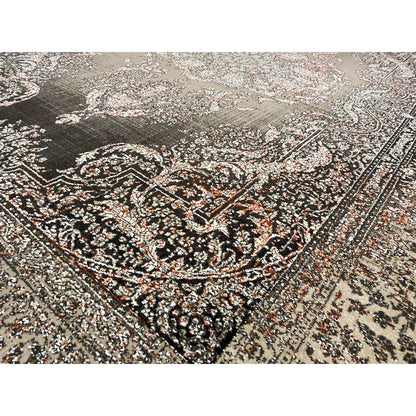 Silver-Maroon Carpet 170x240cm