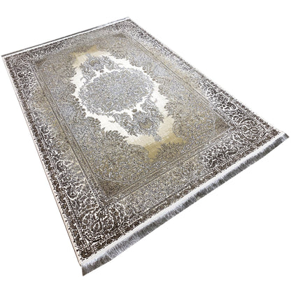 Cream-Silver Carpet 170x240cm