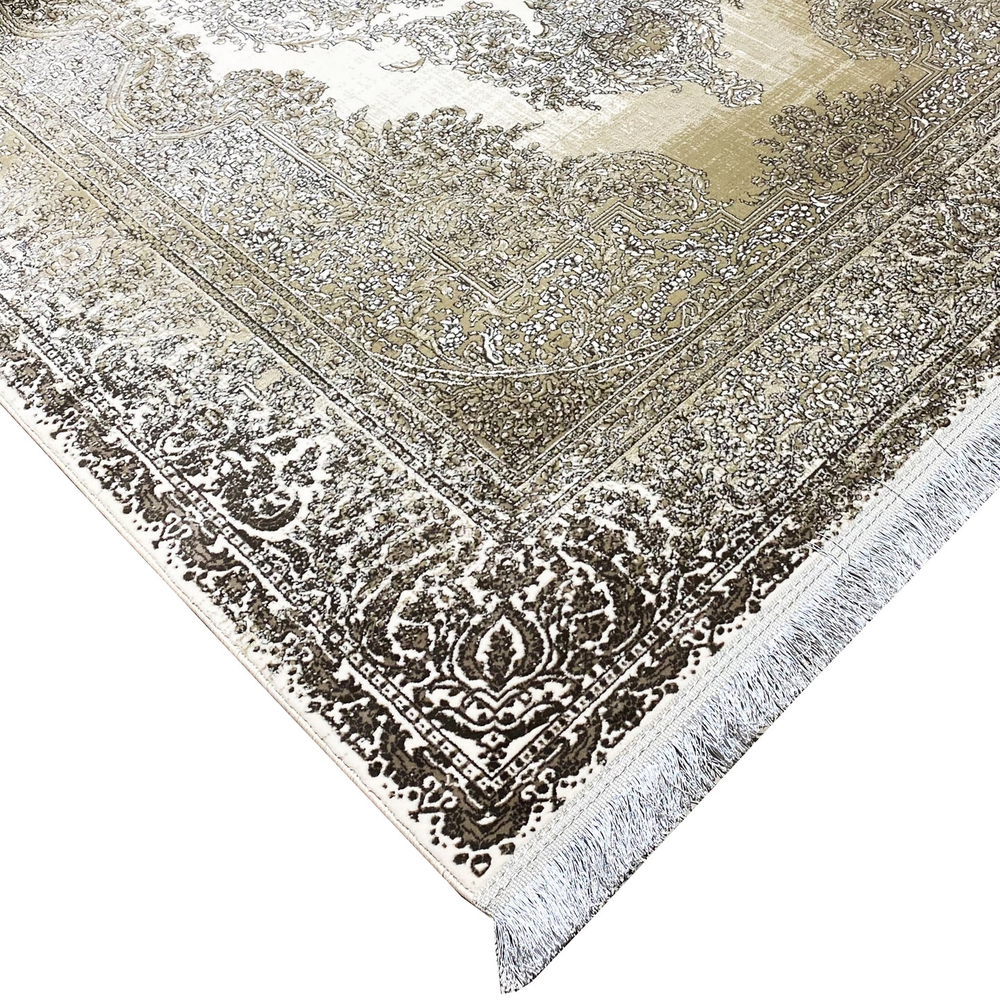 Cream-Silver Carpet 170x240cm