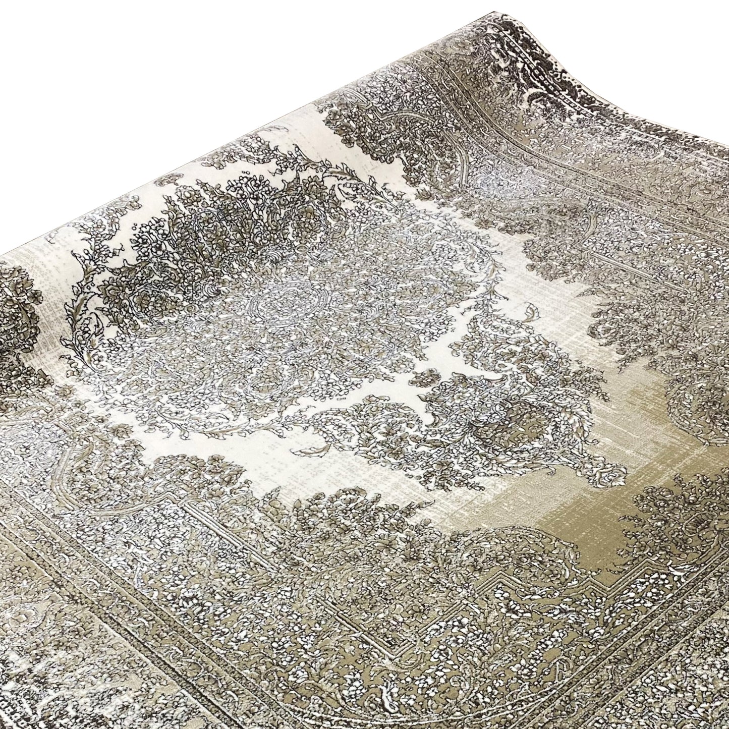 Cream-Silver Carpet 170x240cm