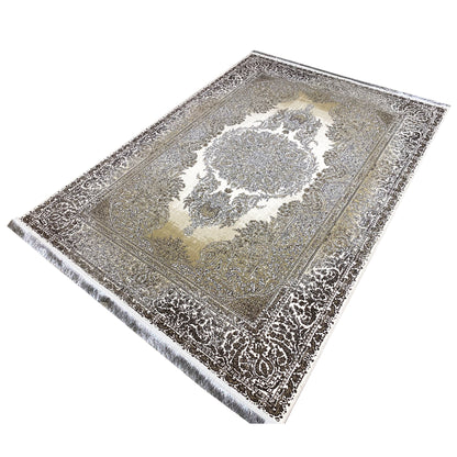 Cream-Silver Carpet 170x240cm